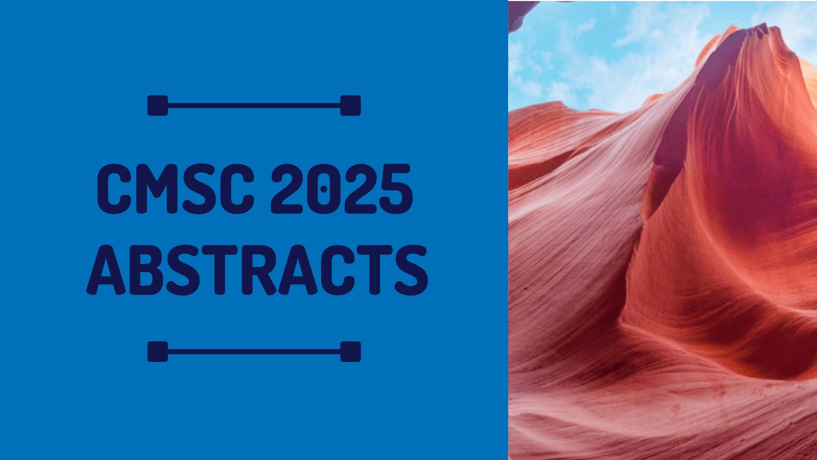 Link to CMSC 2025 abstracts